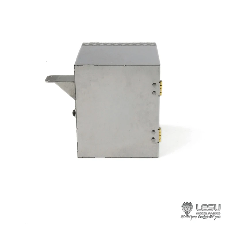 Металлическая открывающаяся коробка инструментов LESU для модели RC 1/14 TAMIYA MAN