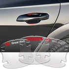4 шт. Автомобильная эмблема, прозрачная защитная наклейка на дверь для Porsche Boxster Cayenne Panamera Macan Cayman 911 918 996 997 991