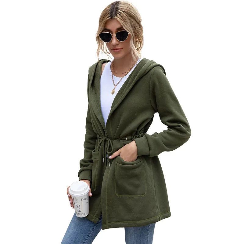 Женская толстовка пальто зимнее женское новинка 2021 уличная одежда свободная