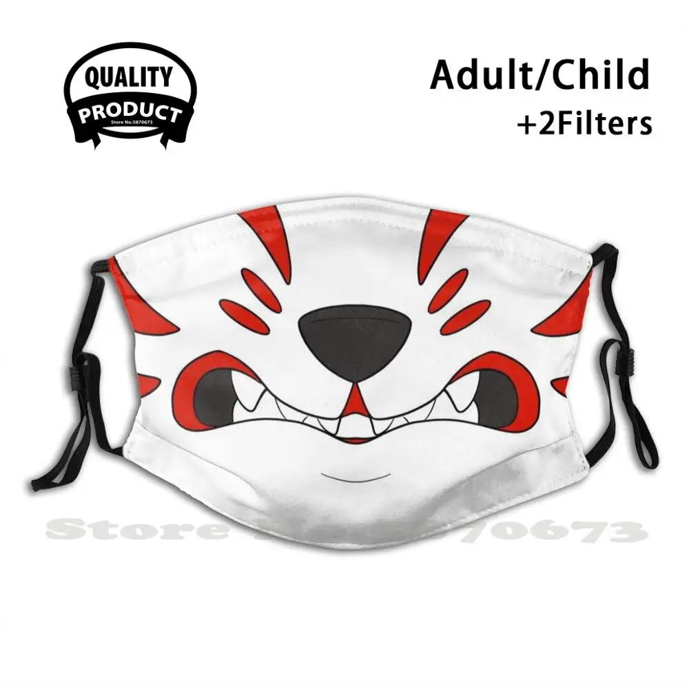 Пылезащитная маска Kitsune Fox Yokai для мужчин женщин детей мальчиков девочек