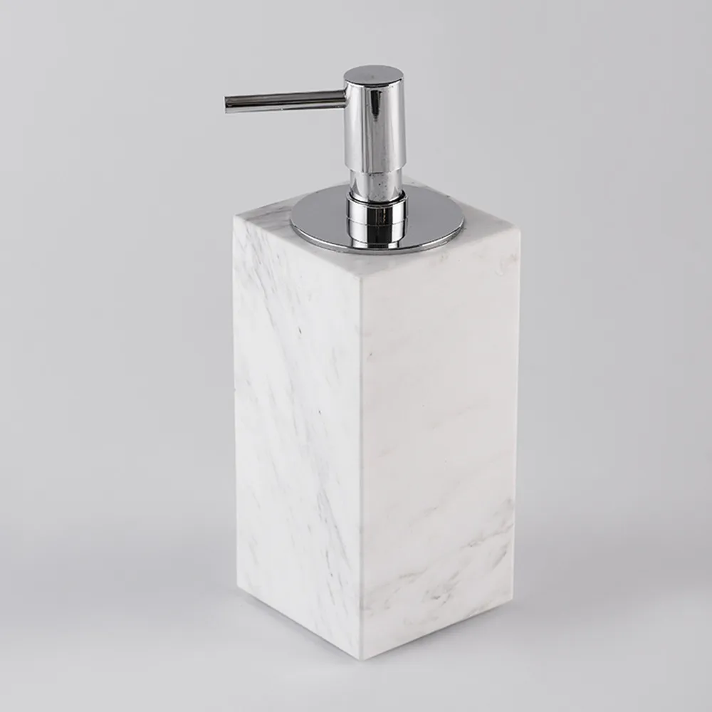 

Бесплатная доставка, перезаправляемый диспенсер для жидкого мыла из натурального мрамора для ванной комнаты, бутылка для лосьона из мрамор...