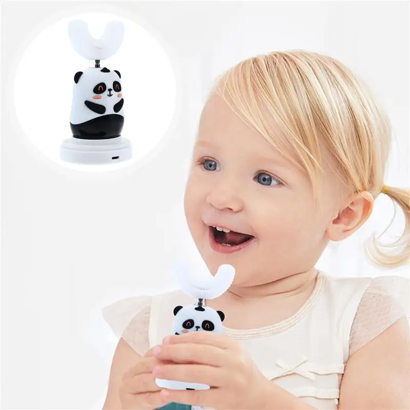 

U-Shape Toothbrush Animal Shape Baby Toothbrush Cartoon Kids Electric Toothbrush