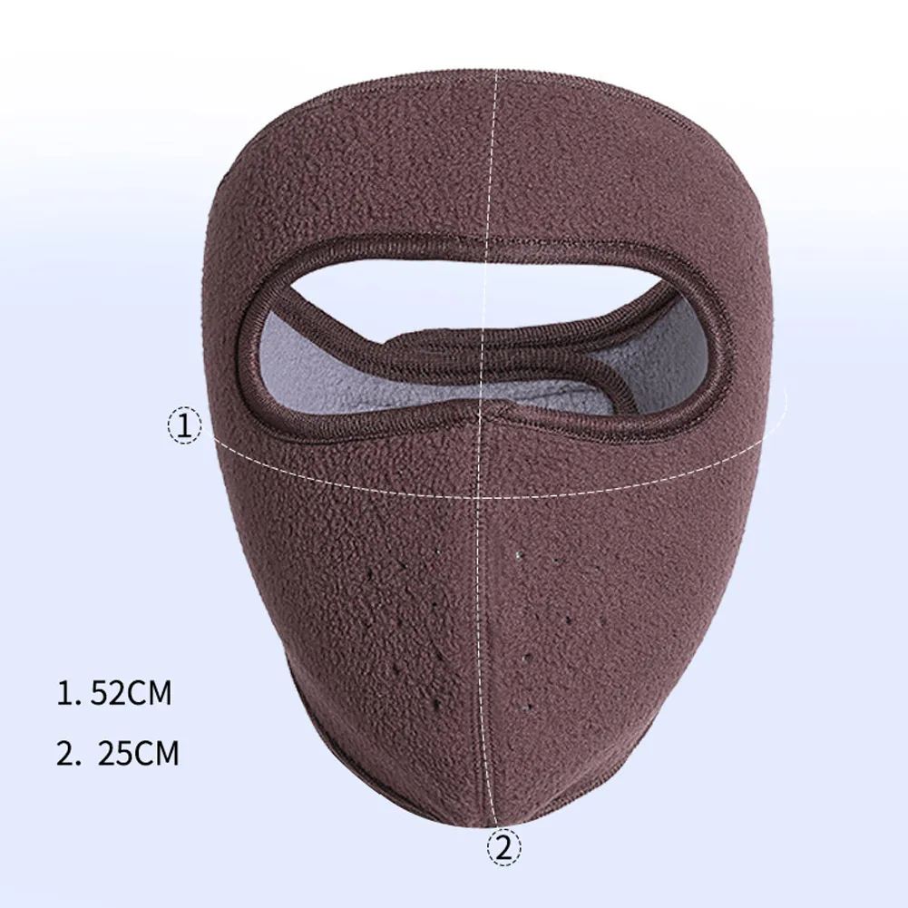 Ветрозащитная плюшевая маска для женщин и мужчин сохраняющие тепло дышащие