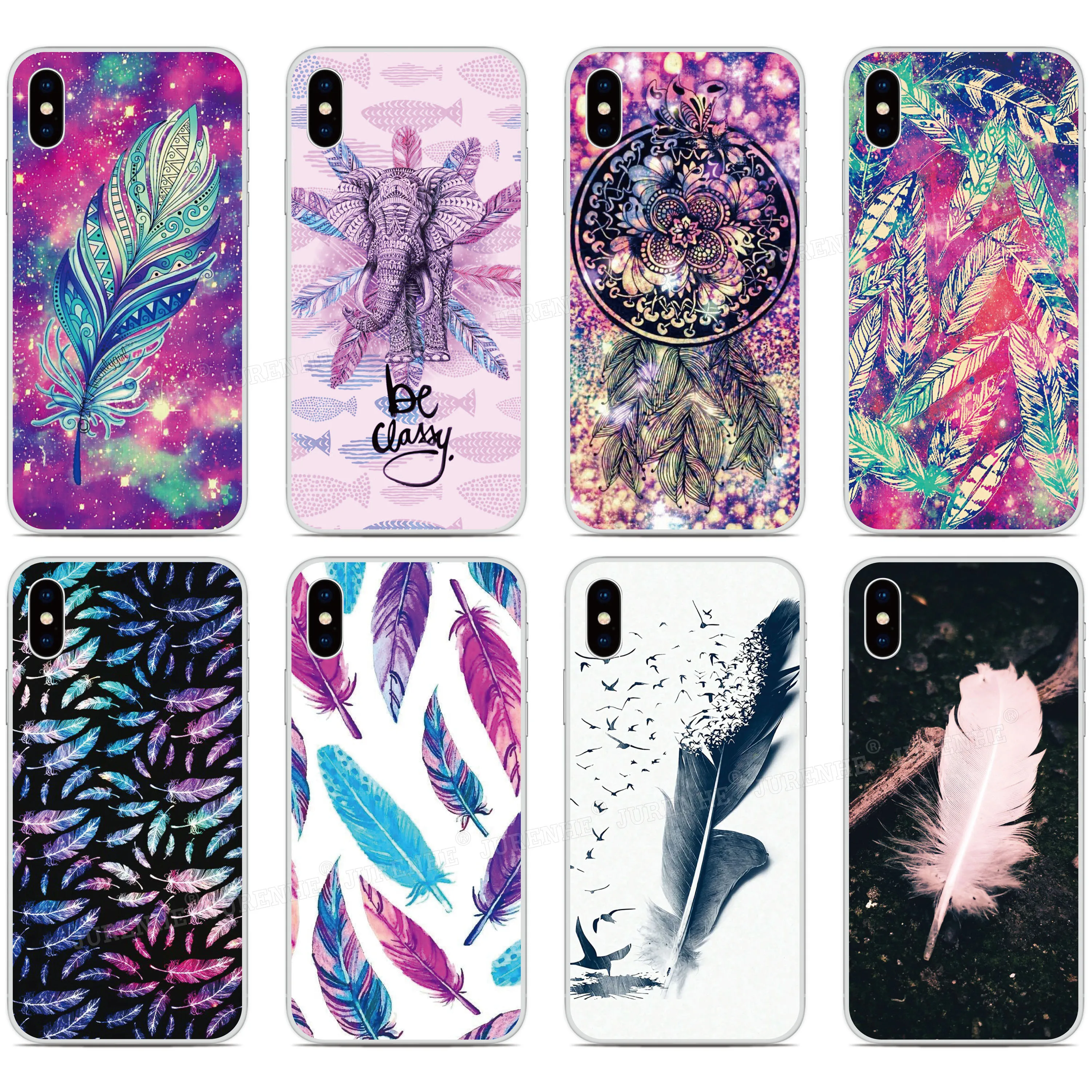 Чехол из силикона и ТПУ для красочными перьями чехол Wiko вид 4 2 Go XL U Feel Lite книжка Lenny