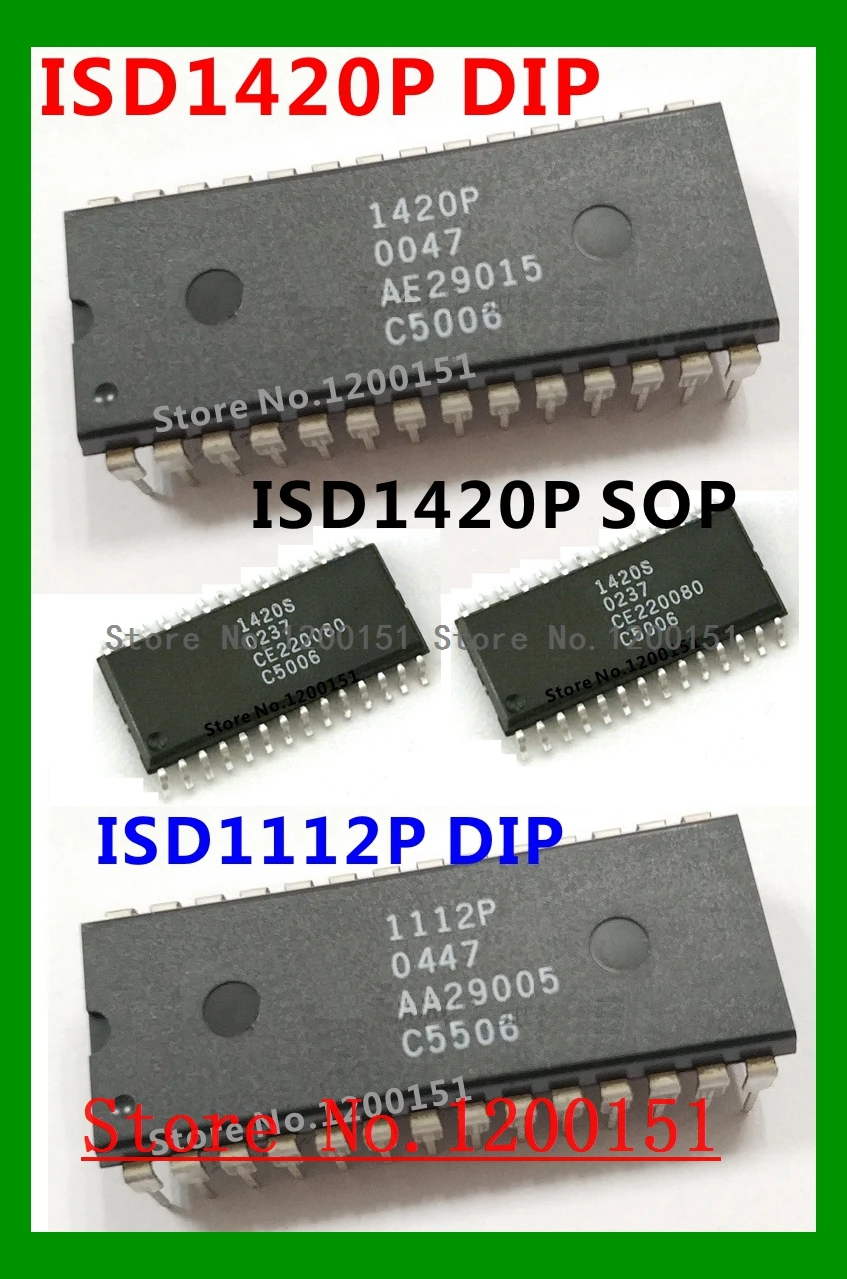 

1420P ISD1420P DIP ISD1420S 1420S SOP ISD1112P 1112P DIP
