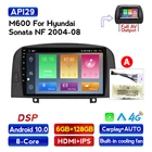 MEKEDE Автомагнитола Android 10 для Hyundai SONATA NF 2004 - 2008 мультимедийный плеер 2 din GPS Навигация dvd стерео головное устройство