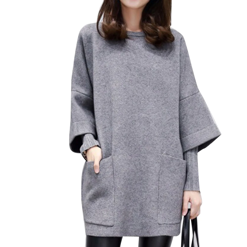 Шикарная Женская толстовка с капюшоном одноцветная длинным рукавом круглым