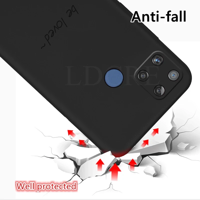 original case for realme c21 case rubber liquid silicone shockproof cover for realme c21 case for realme c15 realme narzo 30a free global shipping