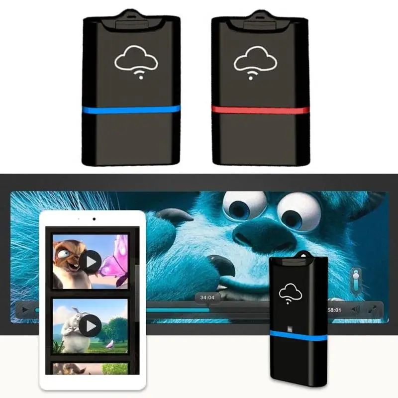 Файлообменных объем памяти для хранения мини карта памяти TF Card Reader мобильный офис удобно большой объем памяти также Беспроводной флеш-накопитель для мобильного телефона