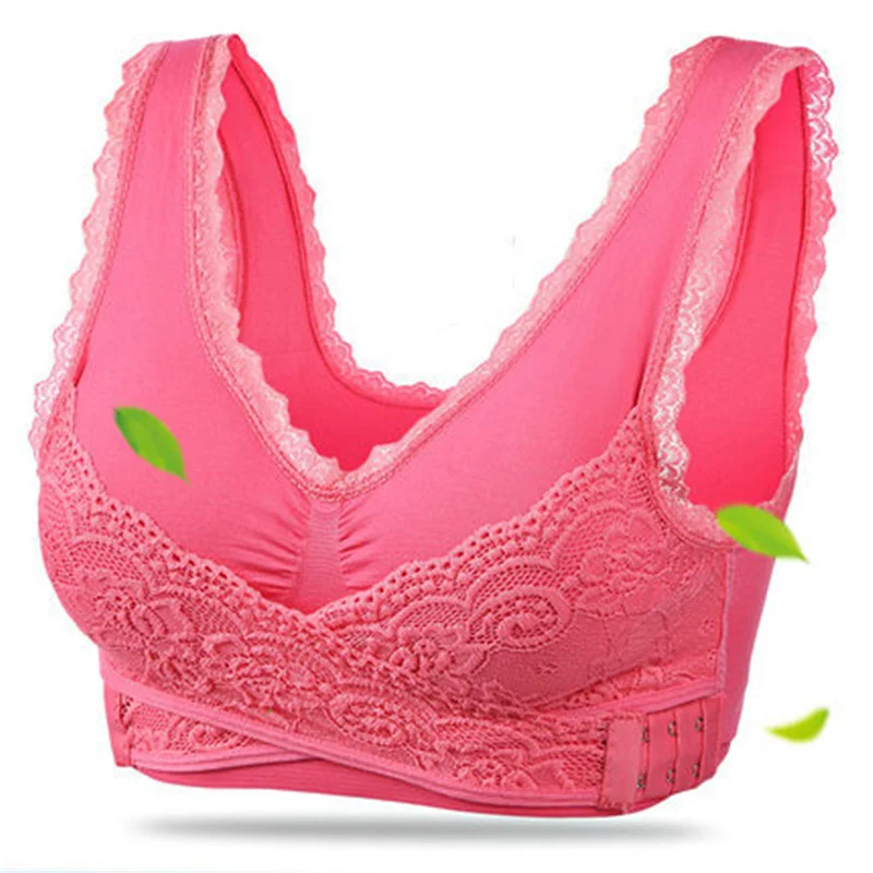 

CHSDCSI Underwear Breathable Sexy Feminino Vests Lace Women Bra Vest Padded Crop Tops Ladies Camis stretch Slim Big Size Bras