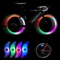 1 pcs bicycle spokes lamp cycling bike led wheel wire lights waterproof cycling tire valve night safety lamp