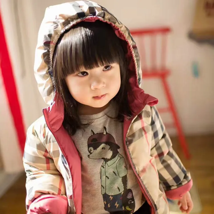 Детская куртка для девочек и мальчиков зимняя теплая От 2 до 8 лет верхняя одежда