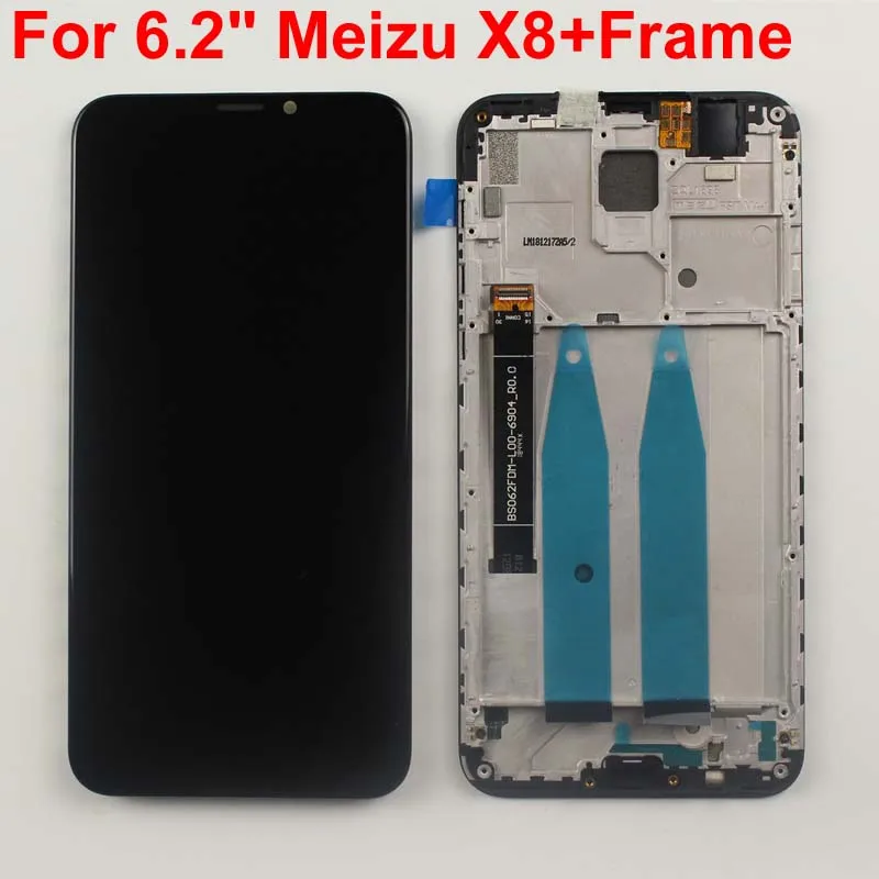 Оригинальный протестированный дисплей 6 2 дюйма для Meizu X8 M852H детали замены ЖК