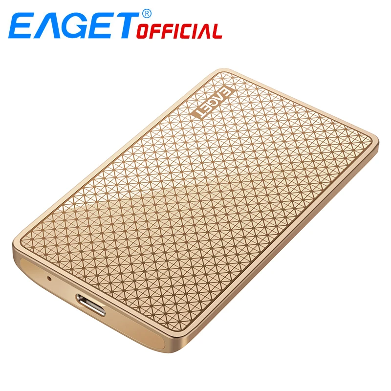 Жесткий диск EAGET MS608 SSD 128 ГБ 256 512 интерфейс Type-C твердотельный внешний