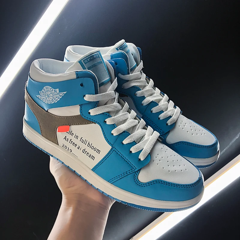 Official Men Casual Shoes Sport JD 1 Chicago AJ Sneakers Trainers Off Color White Ankle Boots Max Size US 12 Man | Обувь