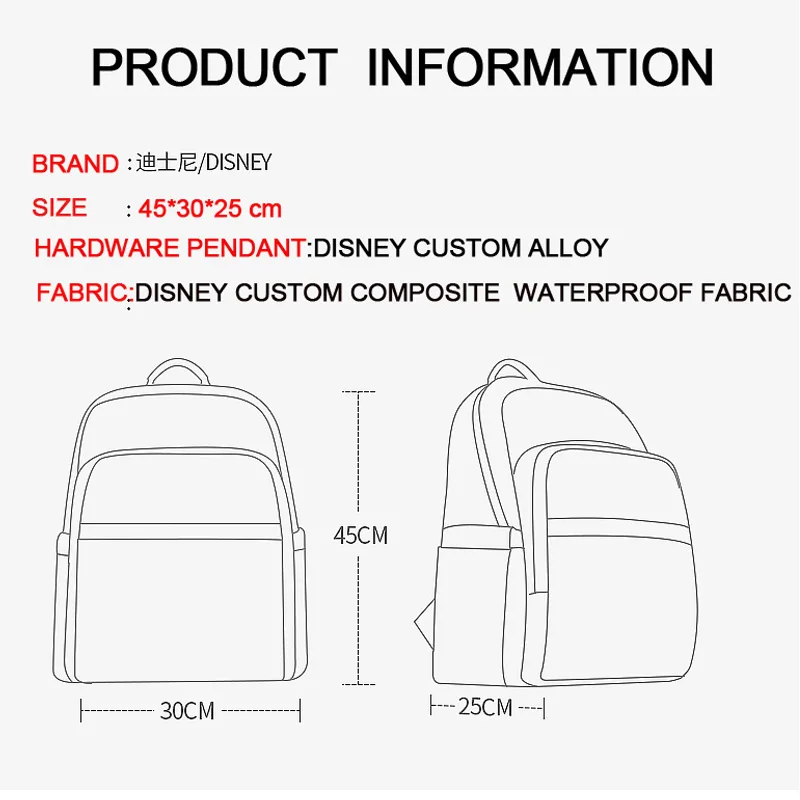 Disney из искусственной кожи Детская сумка Органайзер Tote USB Пеленки сумки мама