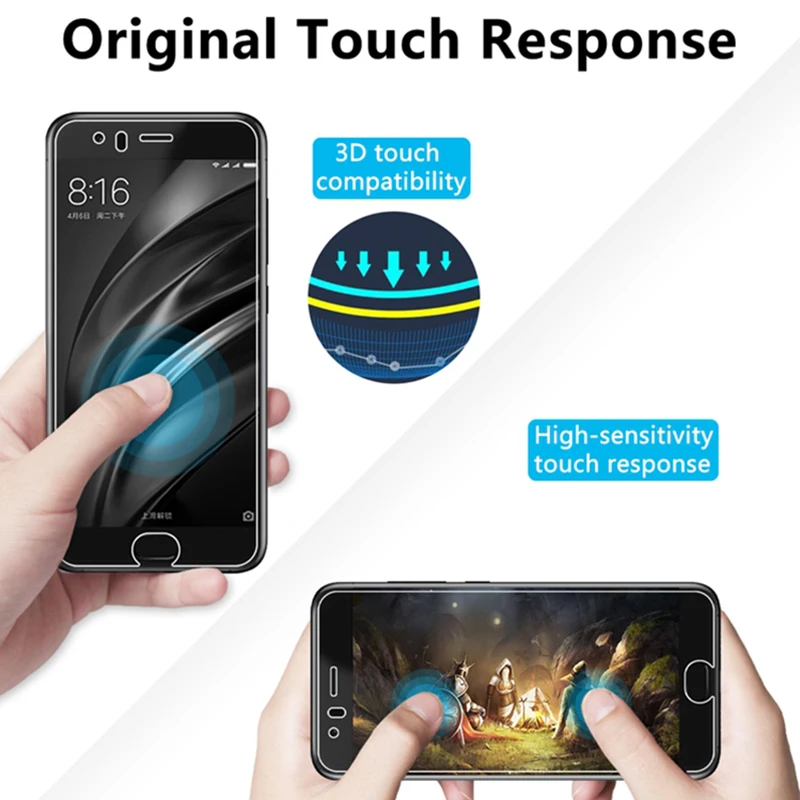 Закаленное стекло 9H для Xiaomi Mi6 Mi5s Plus пленка экрана Mi Note 2 Mi2 Mi3 Mi4i Mi4S Mi4C Mi5C | Мобильные