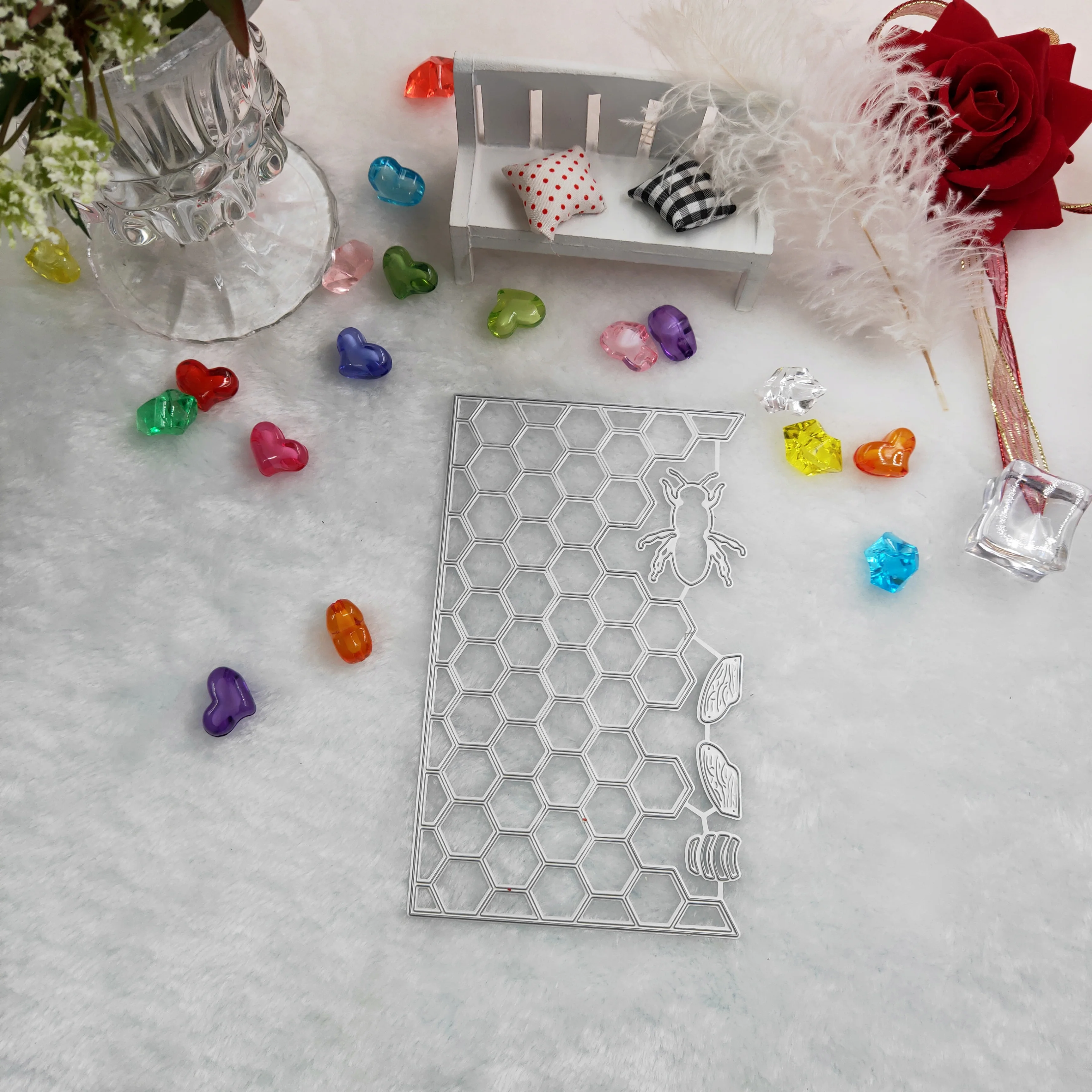 Металлические пресс формы в виде пчелы и сот новинка 2019 сделай сам форма для