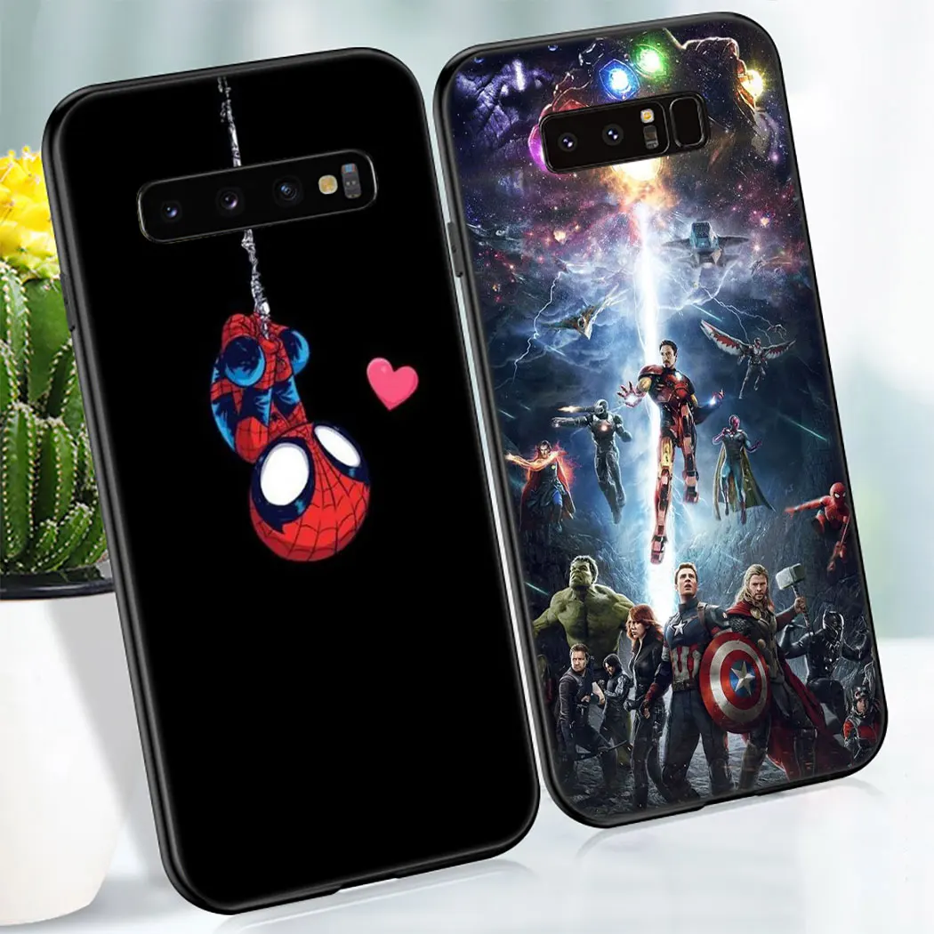 Мягкий силиконовый чехол Y47 Marvel Deadpool Spiderman для Samsung Galaxy Note 10 S20 Ultra Plus Lite A01 A11 A21 A41 A51