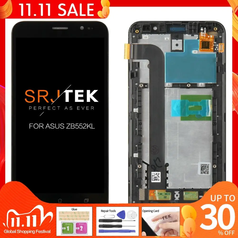 

Warranty 5.0'' 1920x1080 LCD For Asus Zenfone GO ZB552KL LCD Display Touch Screen Digitizer Replacement Parts