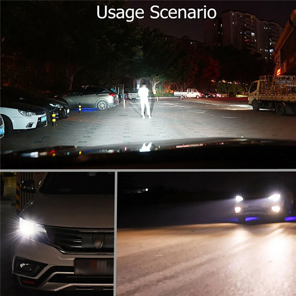 

12V Kit Fog Bulbs 6000K 800LM Accessories Car Car Light Error Free HID Canbus LED
