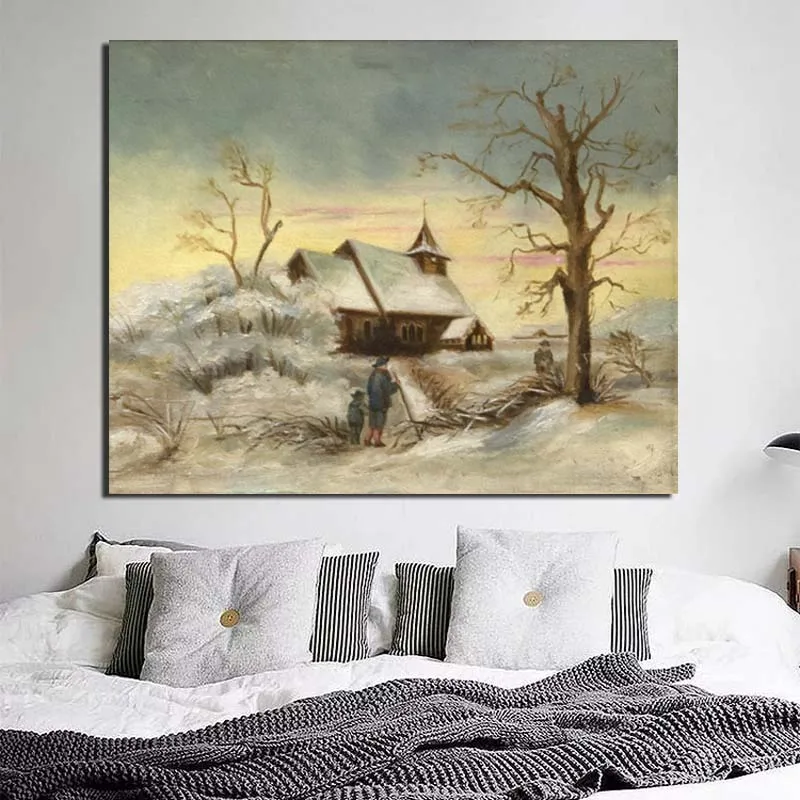 

Edward Hopper Winter Paintings Wall Art Canvas Painting Posters Prints Modern Painting Wall Pictures For Living Room Home Decor