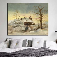 edward hopper winter paintings wall art canvas painting posters prints modern painting wall pictures for living room home decor