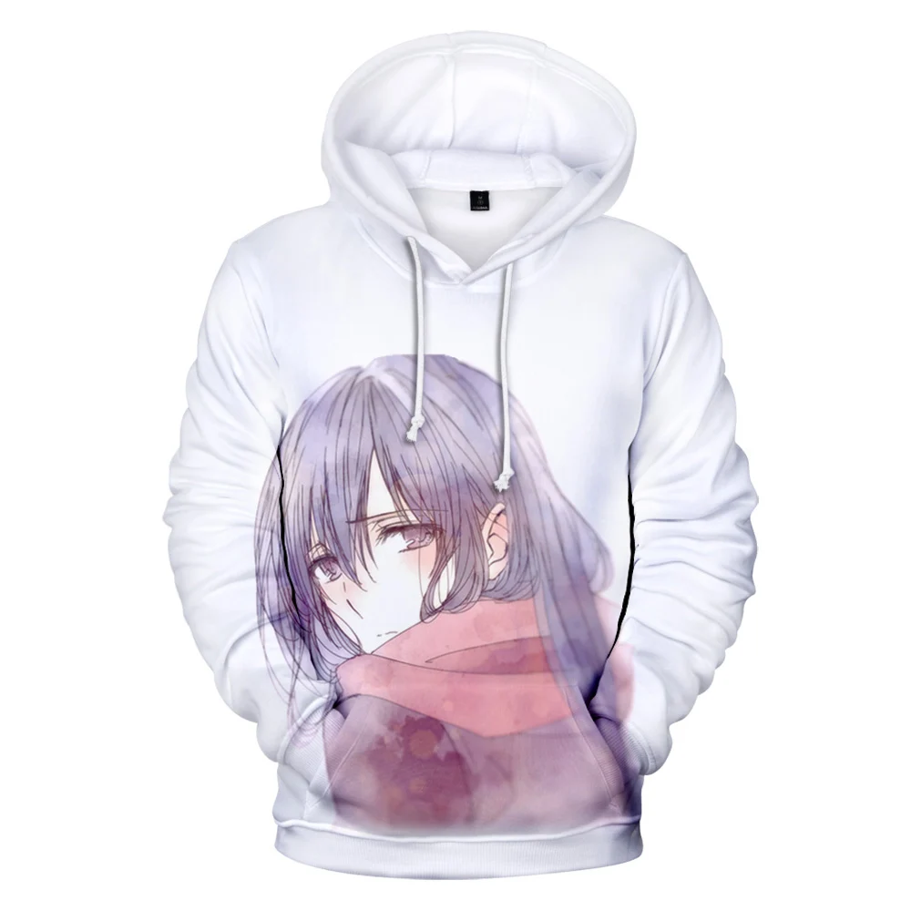 

Толстовка с капюшоном для мужчин и женщин, милый свитшот с аниме цитрусовым принтом, повседневный уличный тренировочный костюм