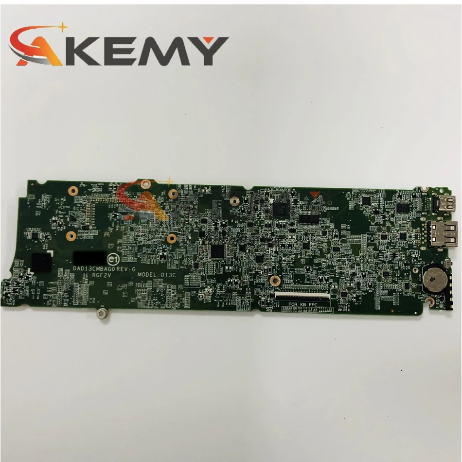 original laptop motherboard for dell xps 9333 mainboard cn 0hpt8j 0hpt8j dad13cmbag0 sr16h i7 4650u with 8gb ram free global shipping
