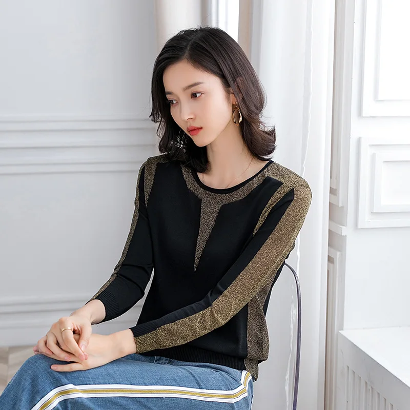 

Sweater Female 2021 Autumn Winter Cashmere Knitted Women Sweater And Pullover Black
