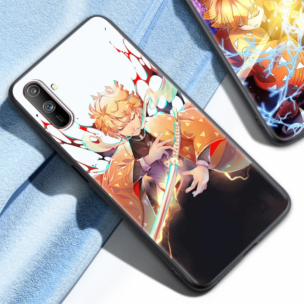 demon slayer anime soft silicone cover for realme 6 7 pro c21 c3 xt 5 x50 8 7i gt neo c11 c15 c20 c25 shockproof phone case capa free global shipping