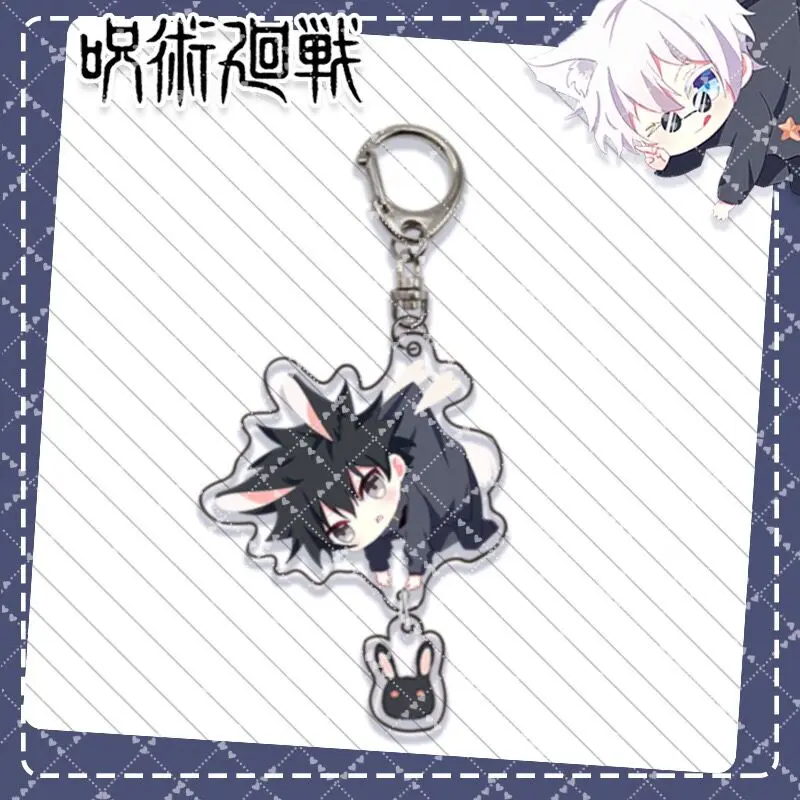 Милый модный брелок для ключей юдзютсу кайсен Yuji Itadori Fushiguro Megumi аниме фигурки