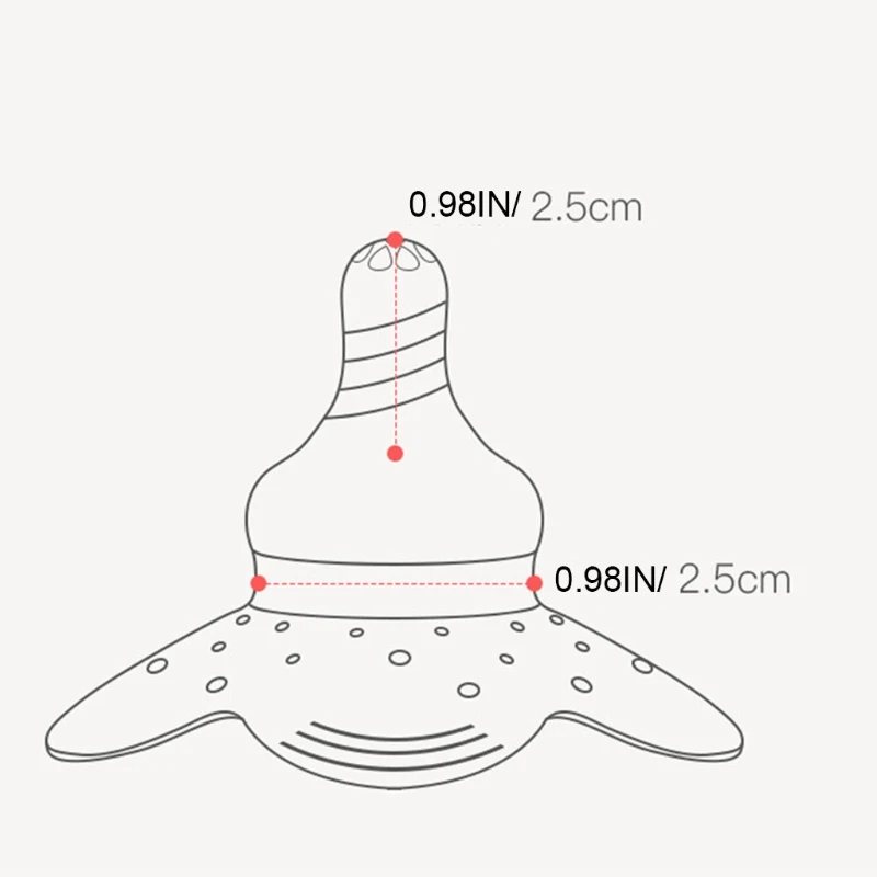 

Silicone Nipple Protector Breastfeeding Mother Breast Protection Pad Cap Shield Cover