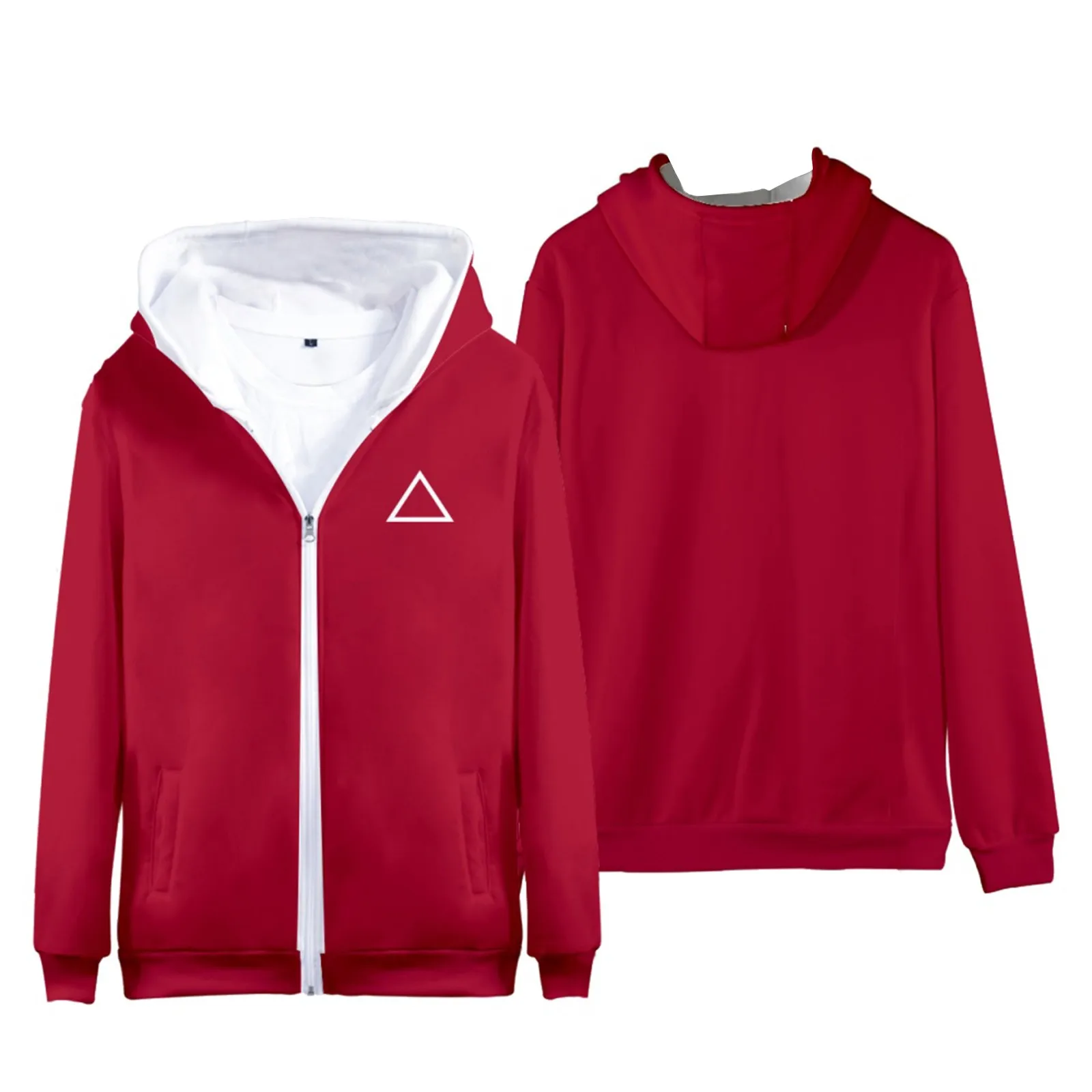 

Juego Calamar Squid Game Costume Men's Li Zhengjae Same Sportswear Plus Size Fasion Autumn Sweater Round Six Halloween Costume