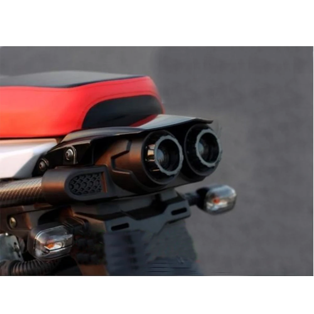 

Motorcycle Scooter Accessories Carbon Fiber Rear Hugger Fender Mudguard Mudflap Taillight Cover Guard For Yamaha BWS X 125