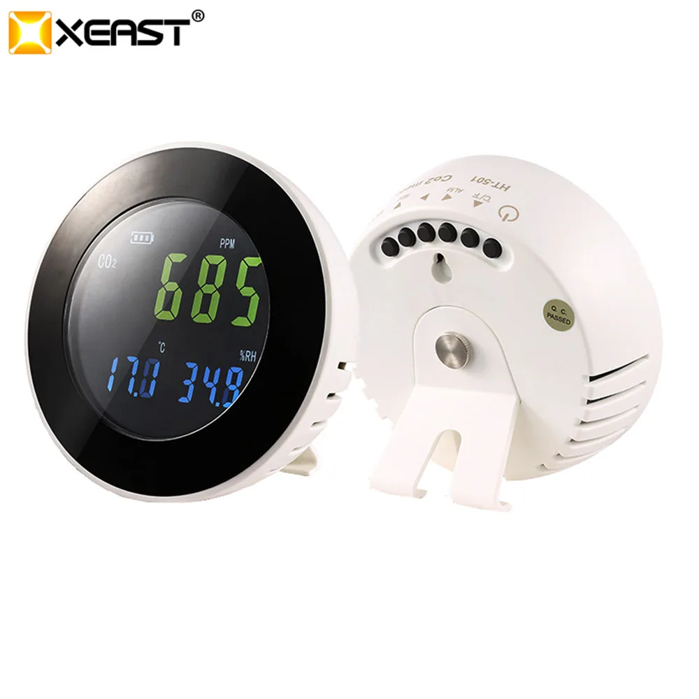 XEAST2019 Новый HT 501 Co2 измеритель температуры гигрометр Цифровой co2 монитор детектор