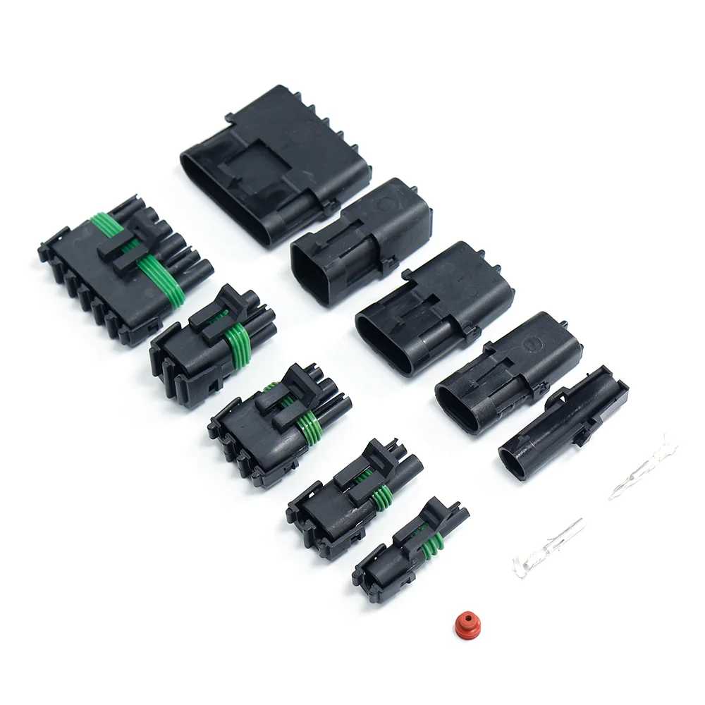 258 шт. автомобильный Водонепроницаемый Электрический соединители проводов на