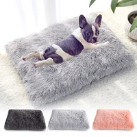 spring blossoms long plush dog bed pet cushion blanket soft fleece cat cushion puppy chihuahua sofa mat pad for small large dogs