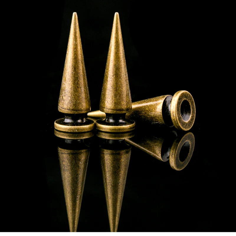 Конус Screwback Шипы Шпильки diy панк шипы рок с заклепками шипами для одежды обуви