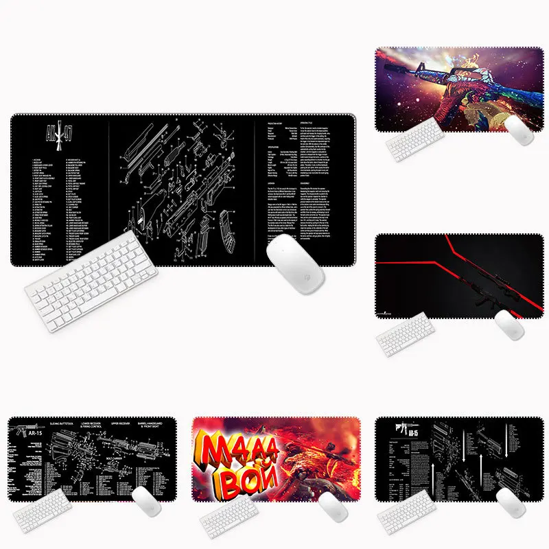 Ar-15 AK47 Oversized Mouse Pad Gun Cleaning Mat Gaming Desk Mousepad Customization 300*8000*2mm for Gamer | Компьютеры и офис