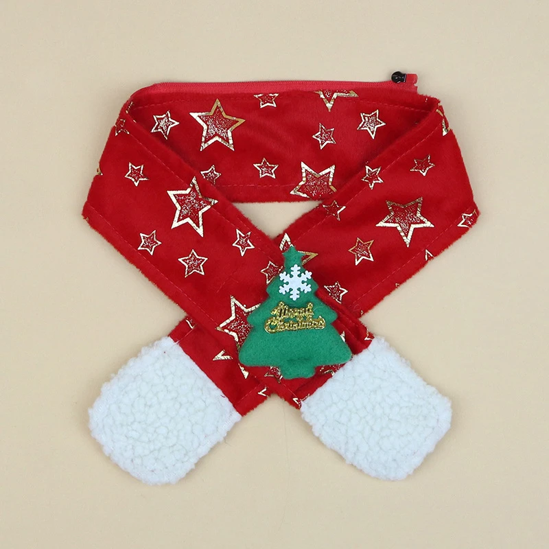 Dog Cat Caps Pet Santa Hat Birthday Scarf Collar Bow Tie Christmas Costume for Cats Puppy Kitten Small Dogs Pets Accessories | Дом и сад