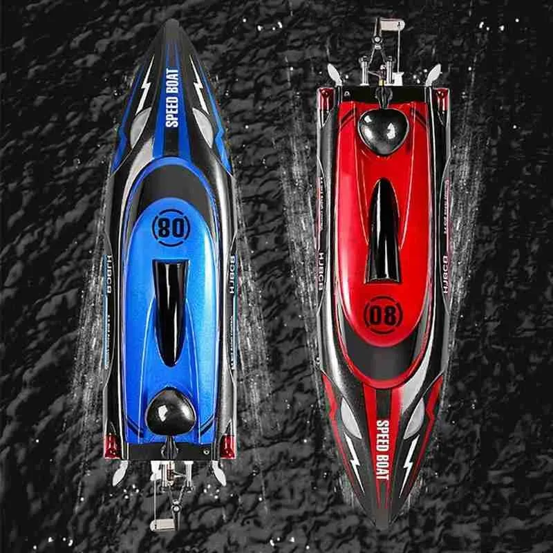 Hj808 Rc Boat 2.4g Quality 25km/h High Speed Remote Control Racing Ship Water Boats Model Children Kids Toy Gift | Игрушки и хобби