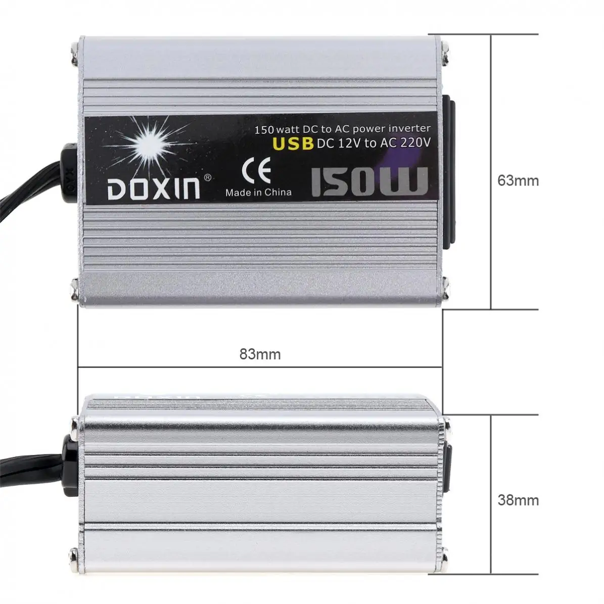 Автомобильный инвертор с USB портом 150 Вт постоянный ток 12 В 220 В|Инверторы для авто|