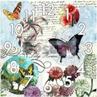 Dpsupr 5D набор алмазных картин с механизмом часов крестиком полностью квадратная круглая Алмазная Вышивка Бабочка Мозаика для дома G132