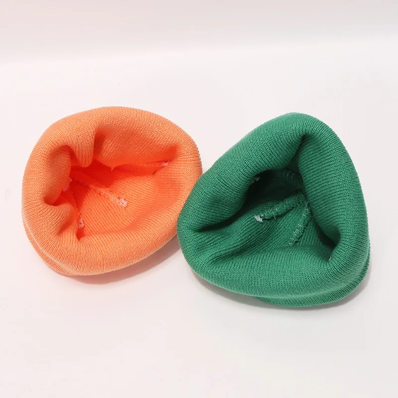 Детские зимние вязаные шапки для маленьких мальчиков и девочек дизайнерские в