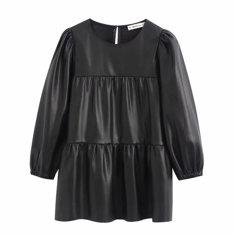 Модное ламинированное декоративное пальто BB50 9875 блузка женская блуза blusa feminina