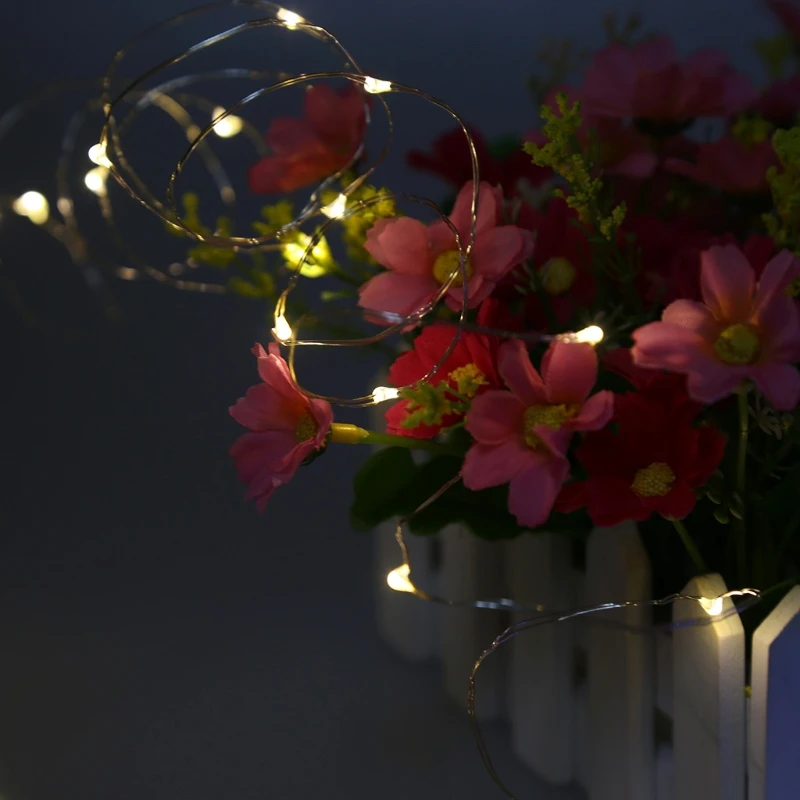 3 м на батарейках струнный Сказочный светильник 30 светодиодный Рождественский