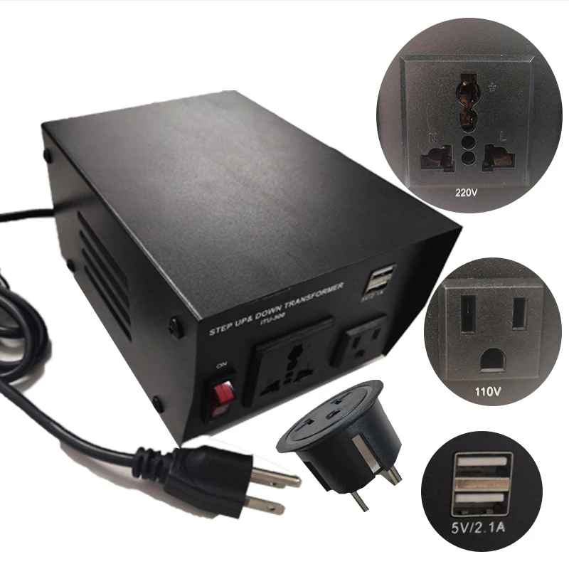 Преобразователь напряжения 500 Вт трансформатор понижающий/понижающий