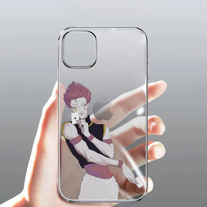 

Hisoka hunter x hunter Phone Case Transparent for Clear iPhone case 11 12 mini pro XS MAX 8 7 6 6S Plus X 5S SE 2020 XR