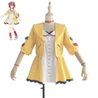 VTuber Inugami Korone косплей костюм Женская милая Униформа Хэллоуин Карнавальный YouTuber костюм Необычные наряды в стиле аниме на заказ